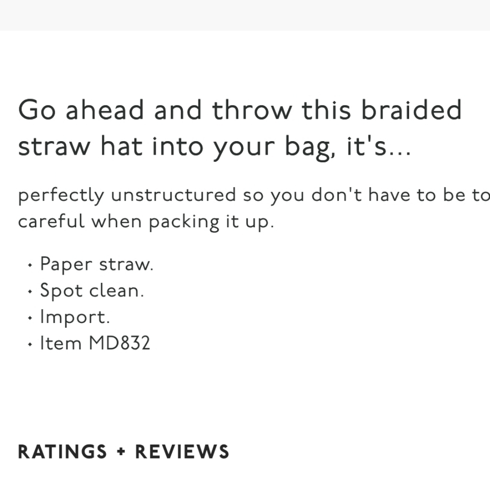Madewell Tan and White Women's Hat - Picture 12 of 14